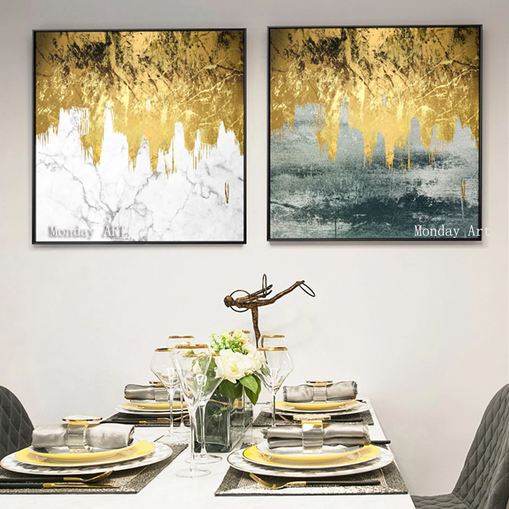 13 Gloden Years Abstract Oil Painting Nordic Poster Print on Canvas Wall Picture for LIving Room Pop Art Home Decoration