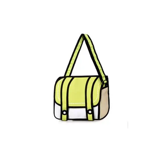 Новые модные 2D сумки Новинка Снова в школу сумка 3D Рисунок мультфильм сумка с принтом из комиксов женские сумки через плечо сумка-мессенджер 6 цветов подарки - Цвет: 5