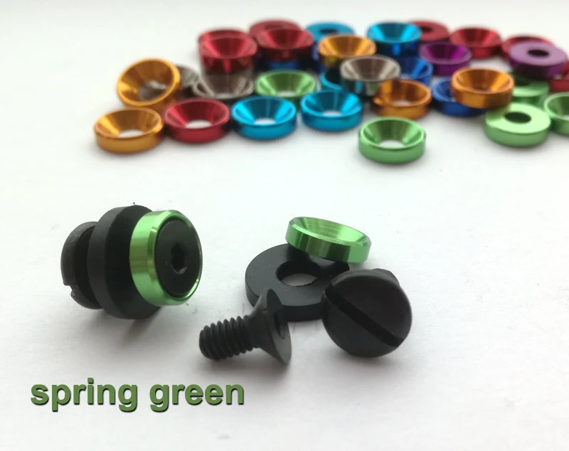 

4pcs/lot 7.5mm green Color Kydex Holster SUS304 screw knife scabbard chicago screw for 5mm holeTek lok buckle tools DIY (EAM)