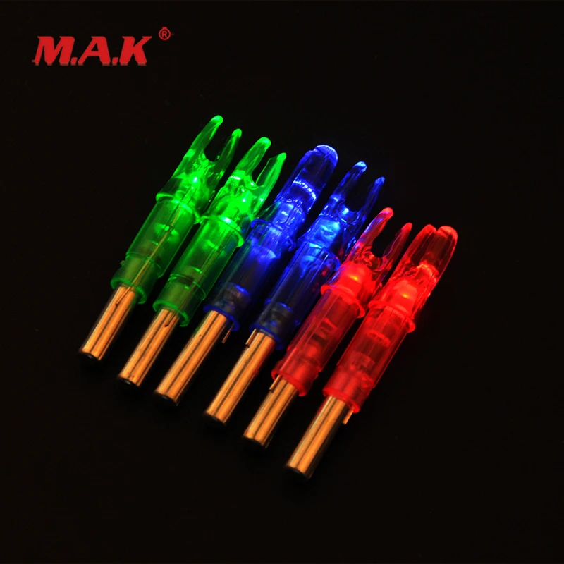for Archery Hunting DZGN 12PCS S Led Lighted Nocks for Arrows with .244//6.2mm Inside Diameter,Screwdriver Included 6pcs Green+6pcs Blue