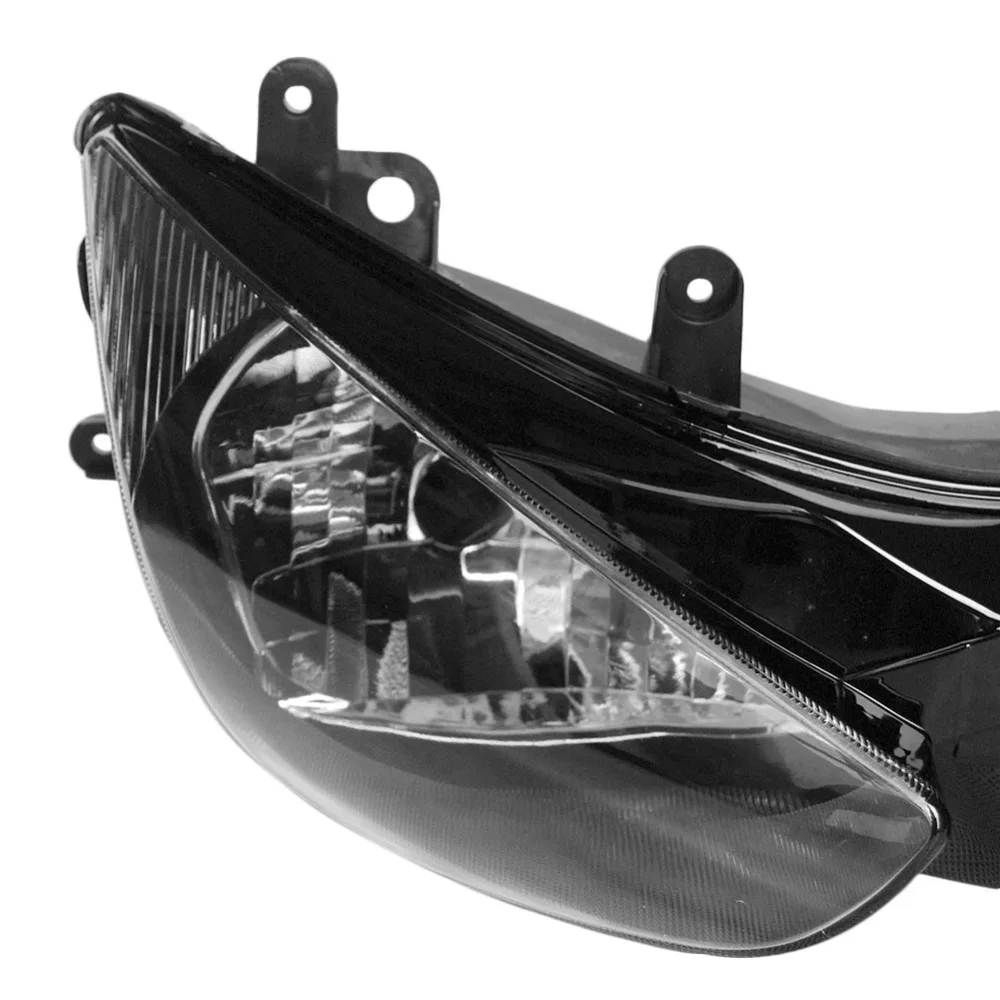 Motorcycle Front Headlight for Kawasaki Ninja ZX6R 2005 2006 ZX-6R ZX636, Lighting Headlamp Lamp, Black Color