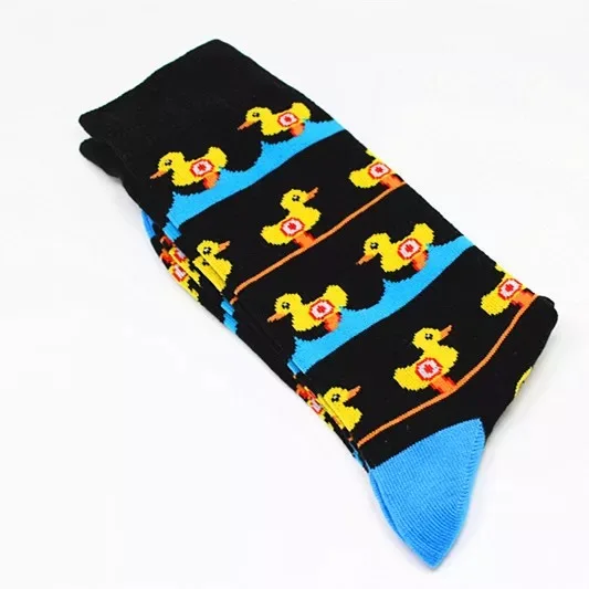 Всесезонные хлопковые мужские носки с героями мультфильмов, носки для женщин, забавные носки, носки для влюбленных - Цвет: Лаванда