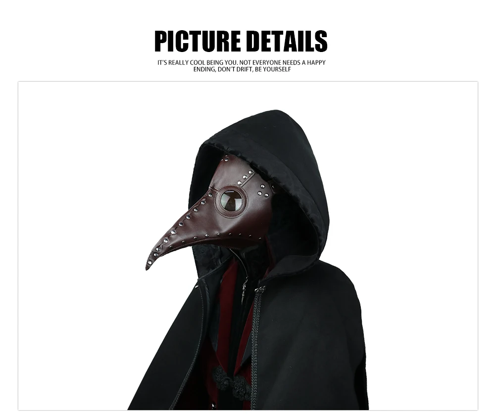 Стимпанк чумной доктор маска длинный нос маска птицы Косплей Маскарадная маска эксклюзивный Готический Ретро Рок кожа Хэллоуин маска