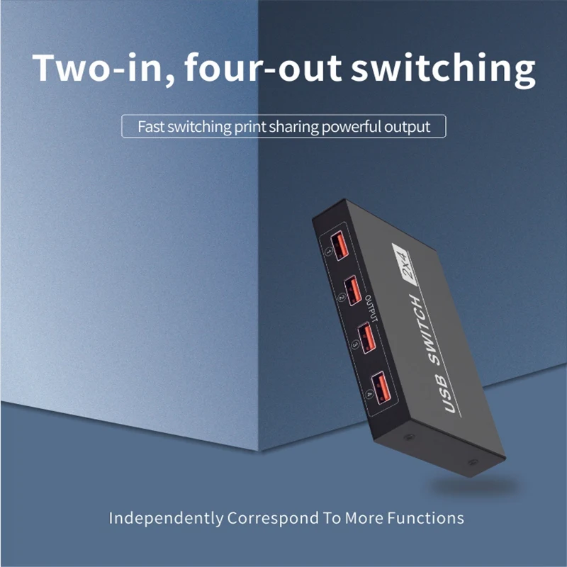 Usb 2 0 Sharing Switch Selector 4 Port 2 Computers Peripheral Switcher Adapter Hub For Pc 1 Usb 2 0 Sharing Switch Selector 4 Port 2 Computers Peripheral Switcher Adapter Hub For Pc 5