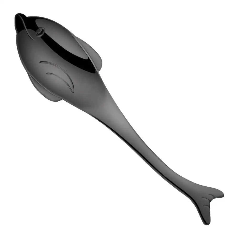 Новая морская ложка с изображением животных дельфина, цветная ложка с ручкой для морских животных, инструменты для мороженого, для питья, кухонный гаджет 5pz - Цвет: Spoon