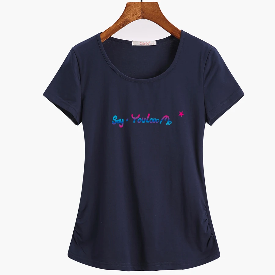 

harajuku t shirt women 2019 Summer tops plus size cotton casual shirt Short Sleeve o-neck women shirts loose tops tees female