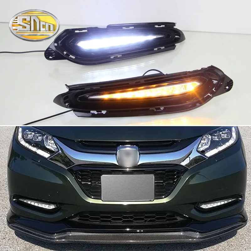 

For Honda HR-V HRV Vezel 2014~2017 No-error Daytime Running Light LED DRL Fog Lamp Driving Lamp Car Styling