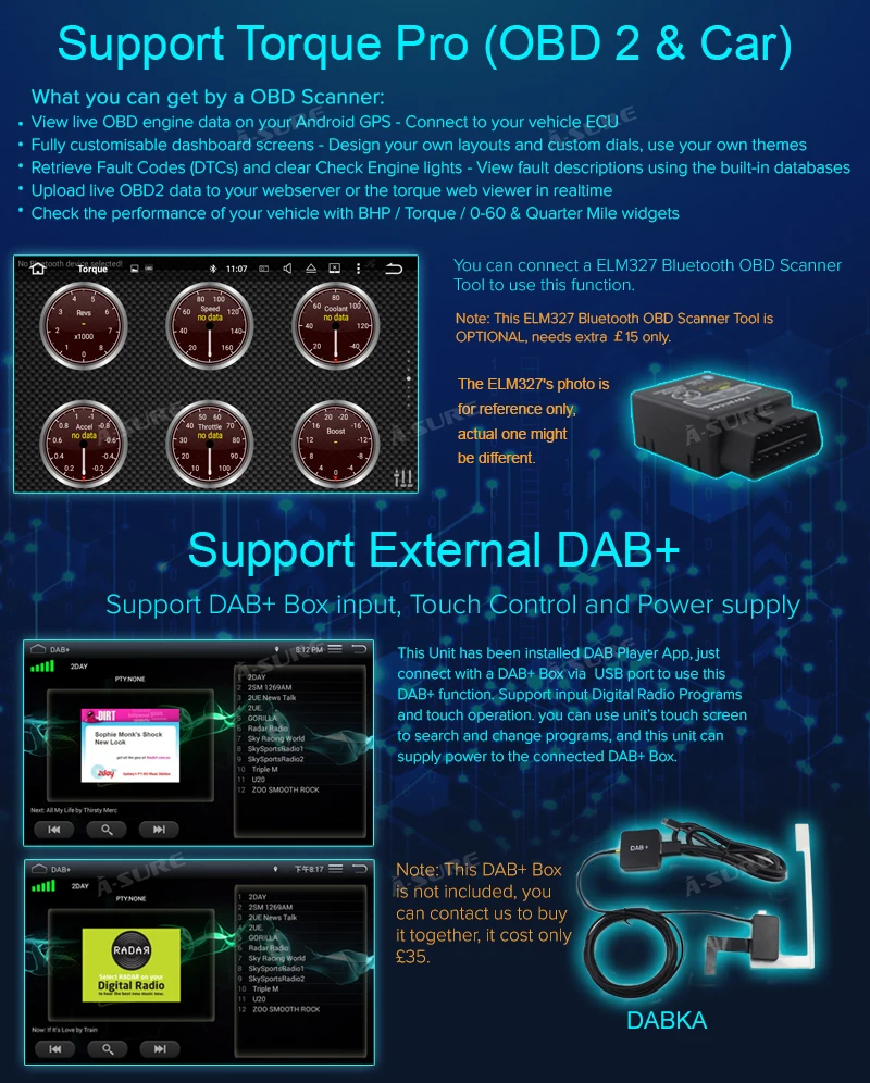 Discount A-Sure 7 Inch 2 Din Android 8.1 Car Auto Radio GPS DVD Player Navigation For BMW E46 M3 318 320 3 Series Coupe Rover75 MG ZT 25