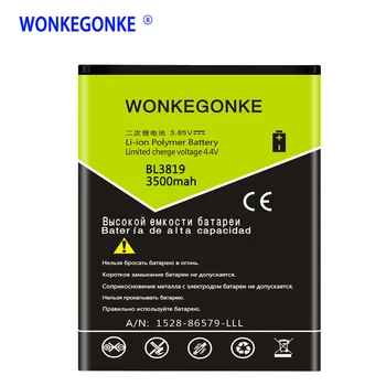 

WONKEGONKE BL3819 Battery for FLY IQ4514 Battery BL 3819 IQ 4514 Cell Phone High Quality Batteries