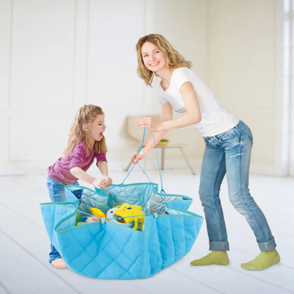 الشاطئ حصيرة 110 سنتيمتر طوي لينة و قابل للغسل سجاد التخييم حصيرة و لعبة اللعب حصيرة المنظم تخزين القطن حصيرة