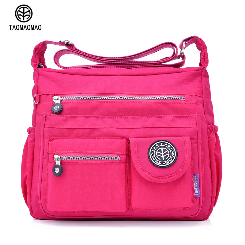 fashion casual Nylon Women Handbags Female Famous Brand Solid Messenger Bag Small Summer Beach