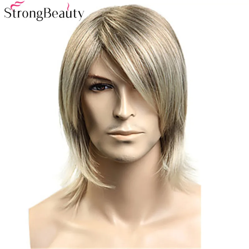 Strongbeauty Sintetico Capelli Biondi Lisci Parrucca Per Gli Uomini Cosplay Di Halloween A Medio Lungo Parrucche In Sintetico Nessuno Parrucche Del Merletto Da Extension E Parrucche Su Aliexpress Price Raboteau Trial Info Store