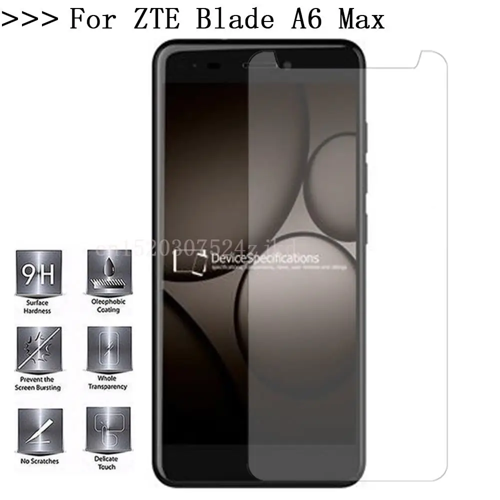 Защитное стекло для ZTE Blade A6 Max закаленное защиты экрана от фрагментации A3(2017)
