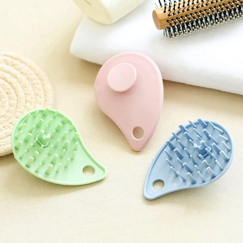 

Plastic Magic Shower Body Washing Massage Bath Hair Brush Comb Scalp Massager Fur Remover with Handle Hair Care Accessories