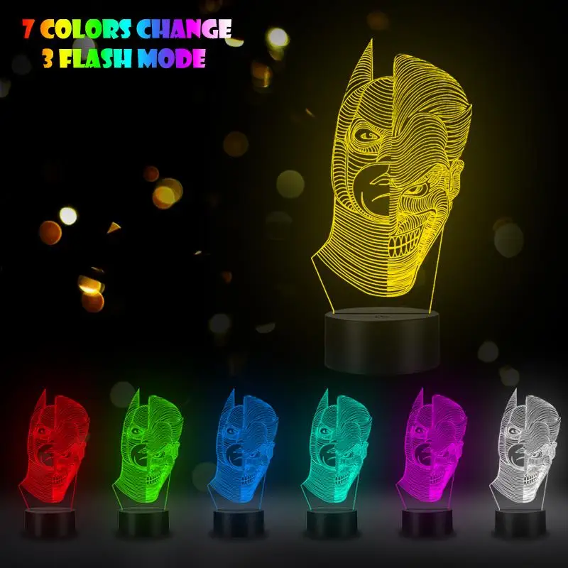 VCity 3D Ночник светильник USB LED Настольная лампа многоцветный домашний декоративный