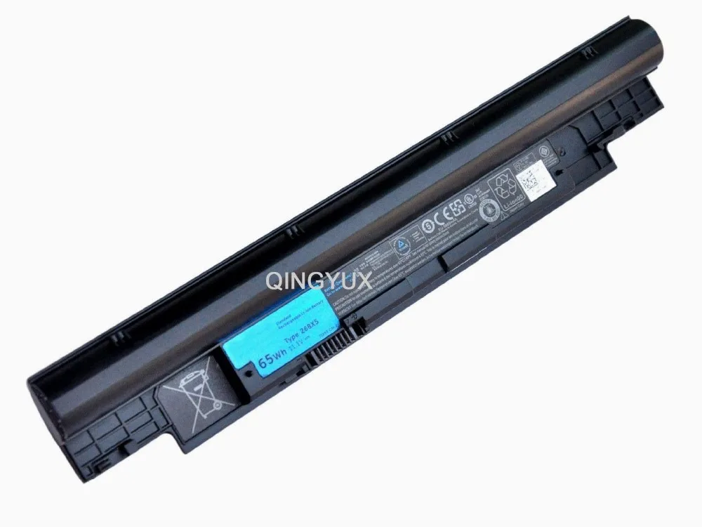 QINGYUX Новый 6 Cell 11,1 V 65Wh 268X5 ноутбука Батарея для Dell Vostro V131 V131D V131R Latitude 3330 серии 13z N311z 14z