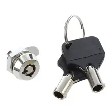 Cabinet Door Quarter Turn Security Tubular Cam Lock w Keys