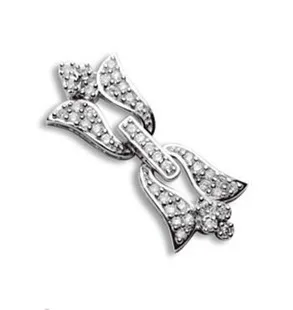 

Diy necklace wholesale bracelet single breasted redbud flower silver buttons 0015