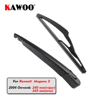 

KAWOO Car Rear Wiper Blade Blades Back Window Wipers Arm For Renault Megane 2 Hatchback (2004 Onwards) 240mm Windscreen Blade