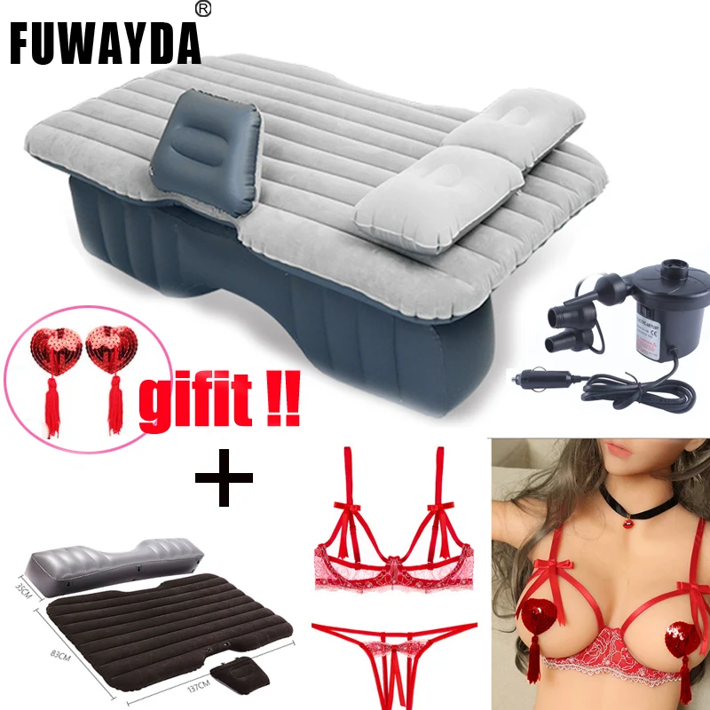 2018 nueva funda de asiento trasero para coche, colchón de aire, cama de viaje, colchón inflable de aire, cama de coche, cama de sexo completo para acampar