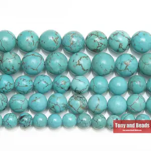 Natural Stone Beads Lapis Blue Sediment Jaspers Cyan Golden Turquoise Beads  For Jewelry Making DIY Bracelets