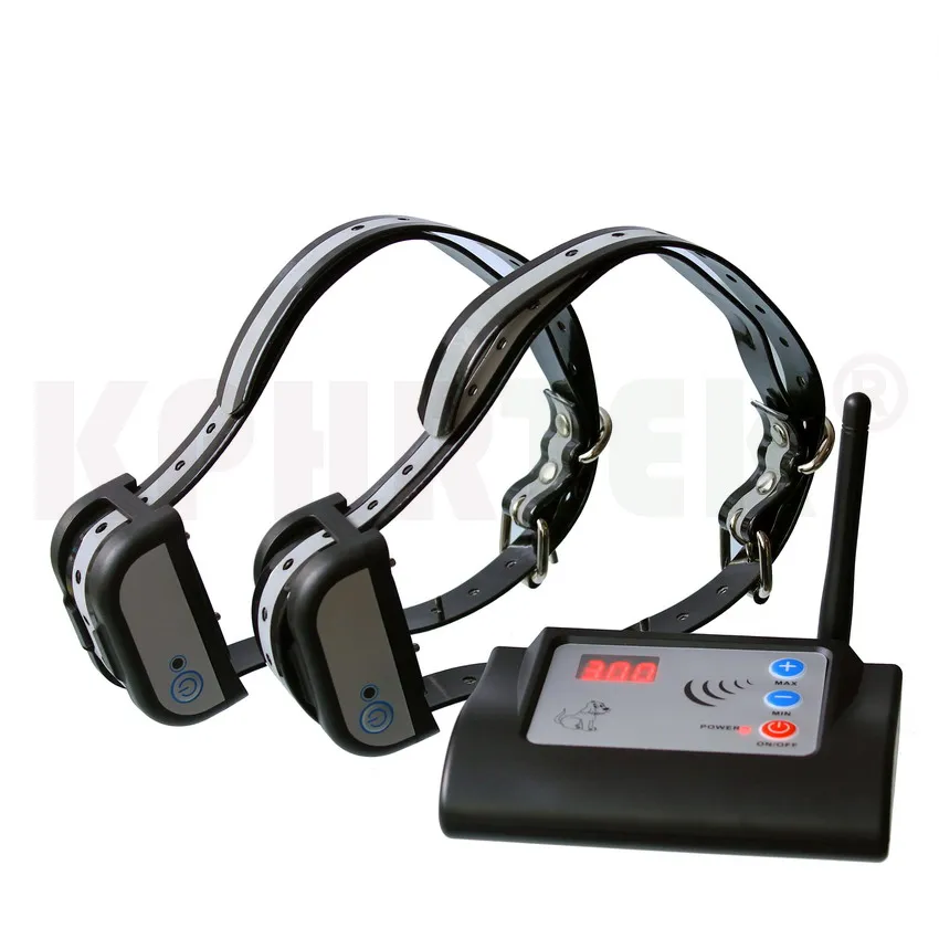 KPHRTEK 882C Новое поступление перезаряжаемая Беспроводная электронная собака система охраны для 2 собак 2 приемника собаки тренировочный ошейник 27g9