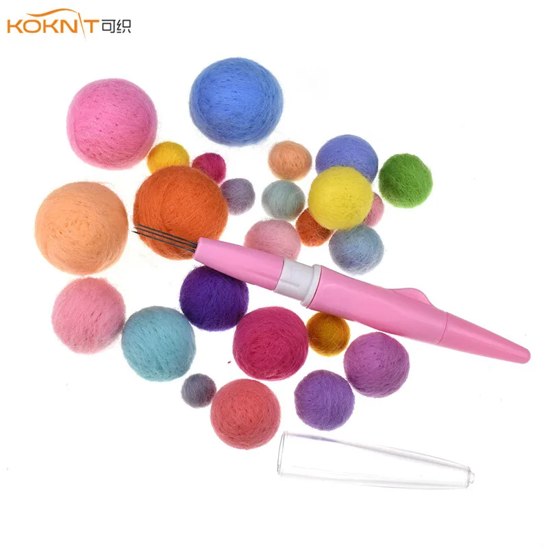 

KOKNIT 3 Size Embroidery Stitching Punch Needle Wool Felting Needle DIY Patchwork Wool Felt Stitch Punch Tool
