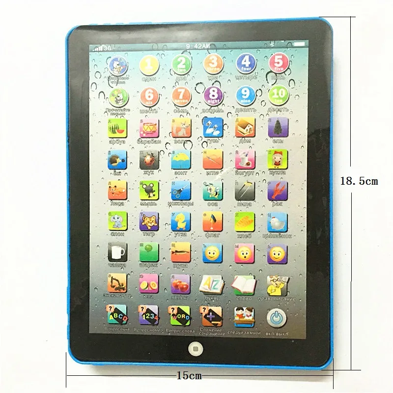 Venta caliente los juguetes Educativos niño niños computadora Tablet chino inglés aprendizaje estudio máquina juguete Educativos
