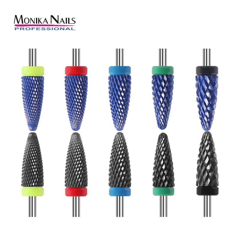 Monika керамические сверла для ногтей, электрические сверла для маникюра, аксессуары для фреза для удаления мертвой кожи, пилочка для ногтей, инструмент для дизайна ногтей