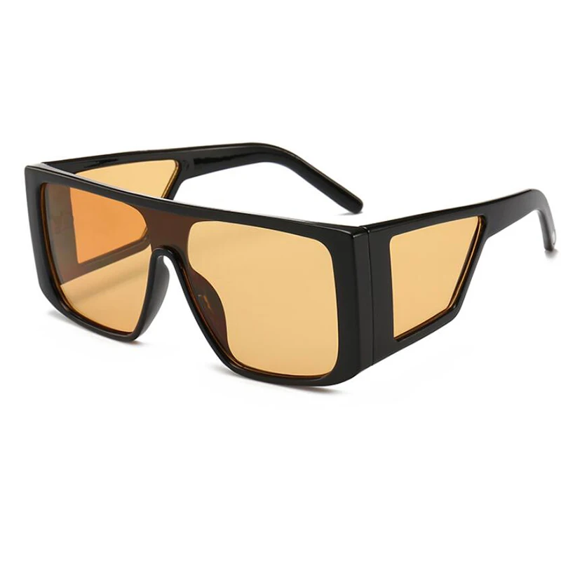 Квадратные Солнцезащитные очки больших размеров для мужчин, роскошные брендовые Винтажные Солнцезащитные очки, мужские маски с большой оправой, черные солнцезащитные очки UV400