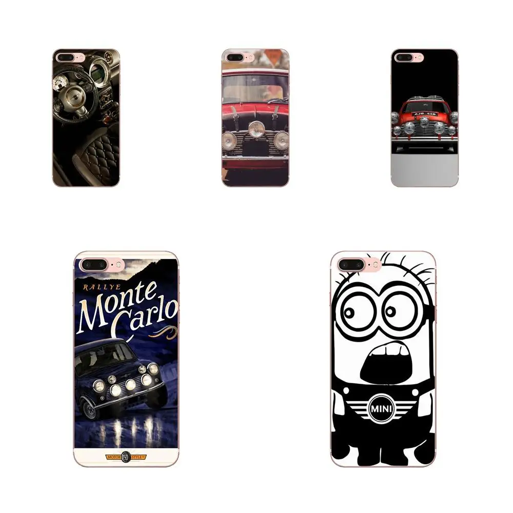 

For Apple iPhone 4 4S 5 5C 5S SE 6 6S 7 8 Plus X XS Max XR TPU Cases Capa Cover Cool Mini Cooper