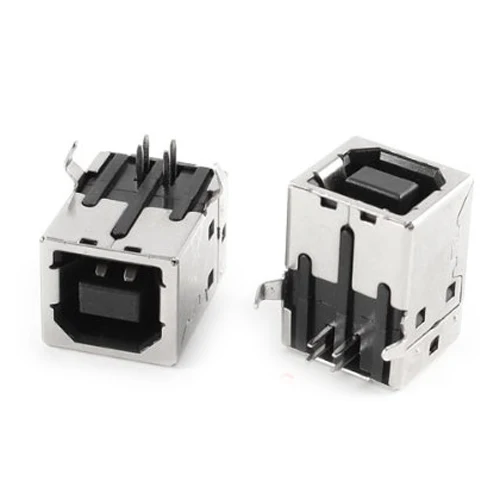 20Pcs USB 2.0 Female B Type 4 Pin Right Angle PCB Connector For Printer Port