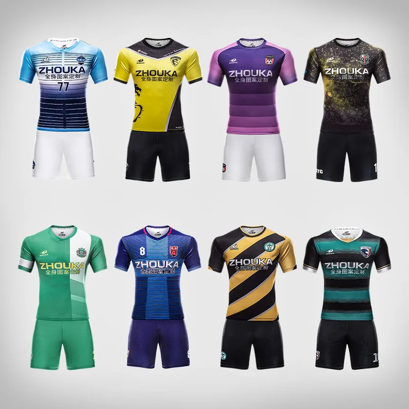 Custom sublimation blank soccer uniforms kit professional design