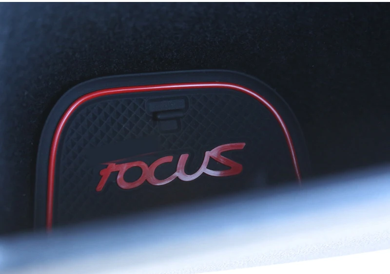 Противоскользящие слот ворота коврик резиновая подложка для Ford Focus 3 MK3 предварительно подтяжку лица ST, RS аксессуары наклейки 17 PC