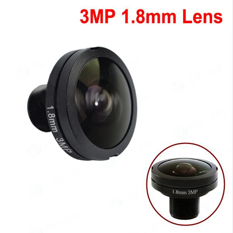3MP Fixed 1.8mm lens HD CCTV Fisheye Camera Lens M12 For CCTV IP Camera