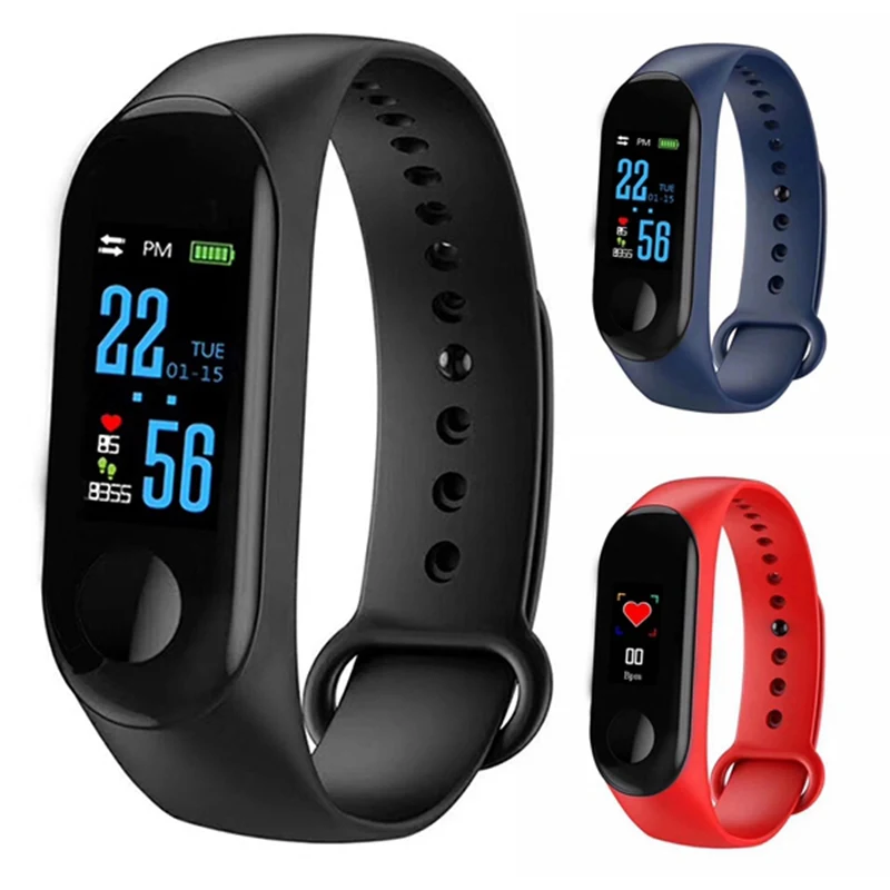 

Fashion Smart Color Screen Hand Tooth Step Sports Wristbands Multi-Function Waterproof 16 Language Wristbands
