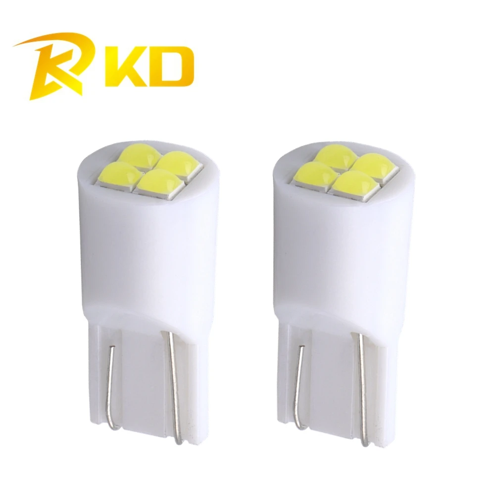 KD 10 шт./лот t10 led 194 168 w5w Автомобильные аксессуары лампы 3030 4smd автомобильные белые