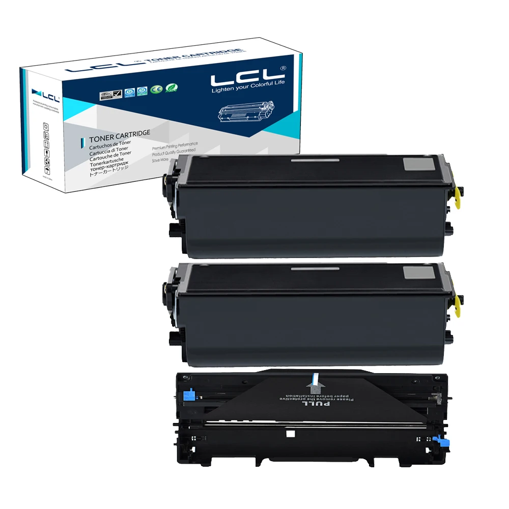 

LCL TN460 TN430 DR400 (3-Pack Black) Toner Cartridge Compatible for Brother DCP 1200/1400/1240/1250/1270N/1435/1430/1440/1450