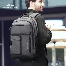 Mark Ryden для мужчин рюкзак непромокаемый Универсальный USB для подзарядки 15,6 дюймов ноутбук человек сумка