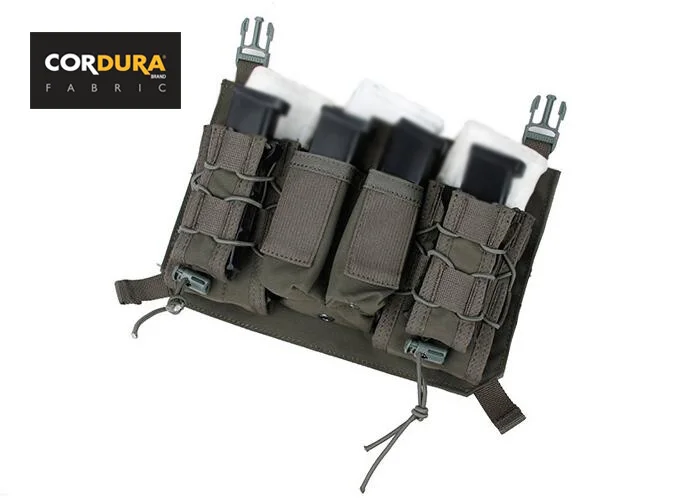 Cordura Ranger Green (RG) Assaulters Panel Magazine Pouch For 4019 4020 Light Plate Carrier(XTC051049)