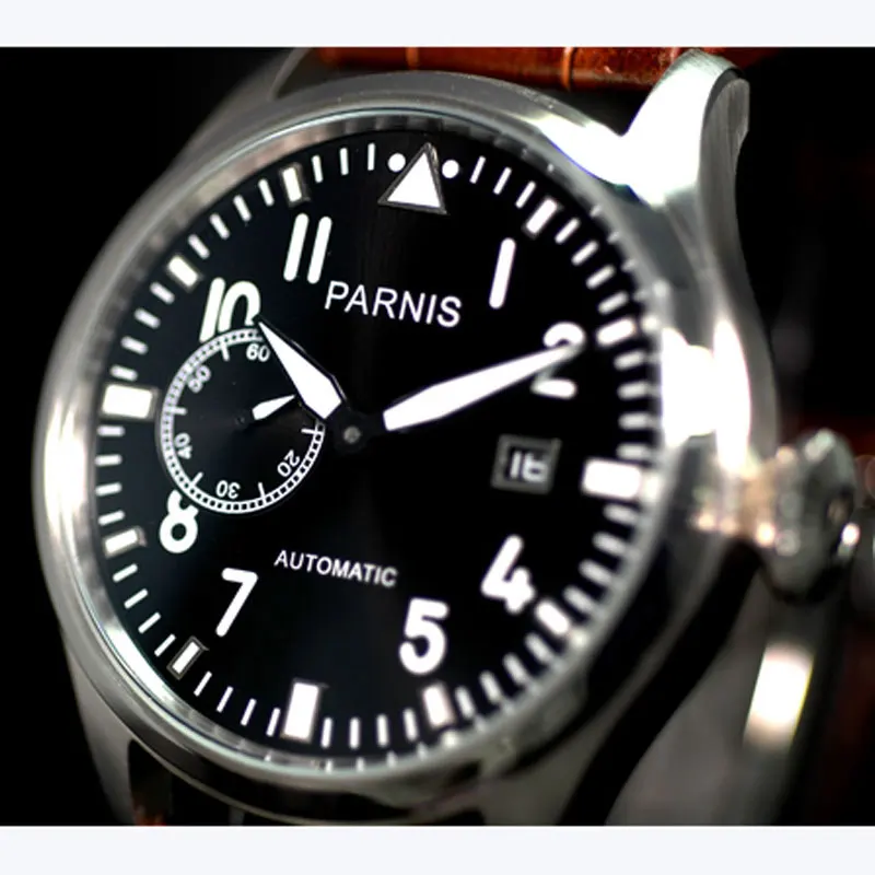 

Popular Mechanical Men's Watch 47mm Automatic Date Adjustment Function Luminous Hand