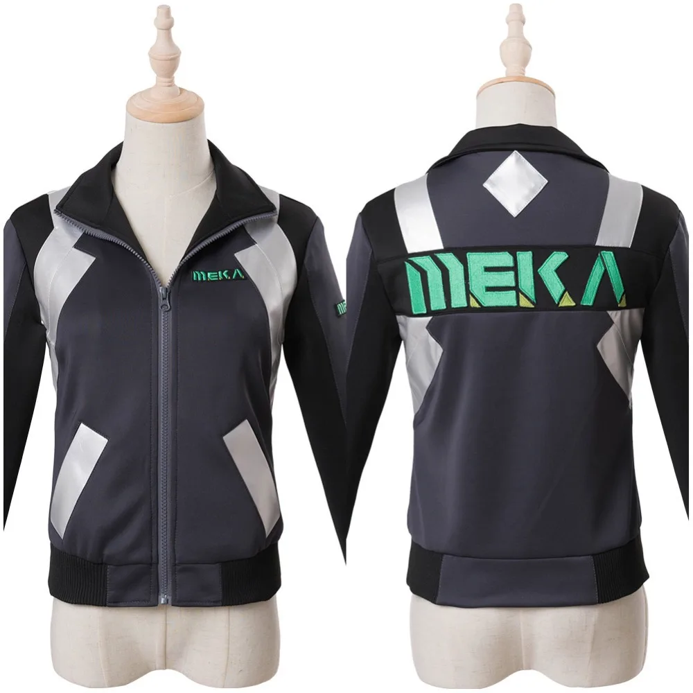 

OW Cosplay D.Va DVA Hana Song Cosplay Costume Shooting Star Jacket Sweatshirt Halloween Cosplay Costume Custom Made
