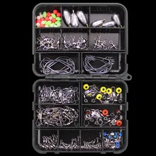 Ходить рыбы 160 шт./кор. рыболовные принадлежности крючки Вертлюги свинцовый рыболовный грузик с защитой от повреждений и кольцом для ловли карпа рыболовные снасти Коробки