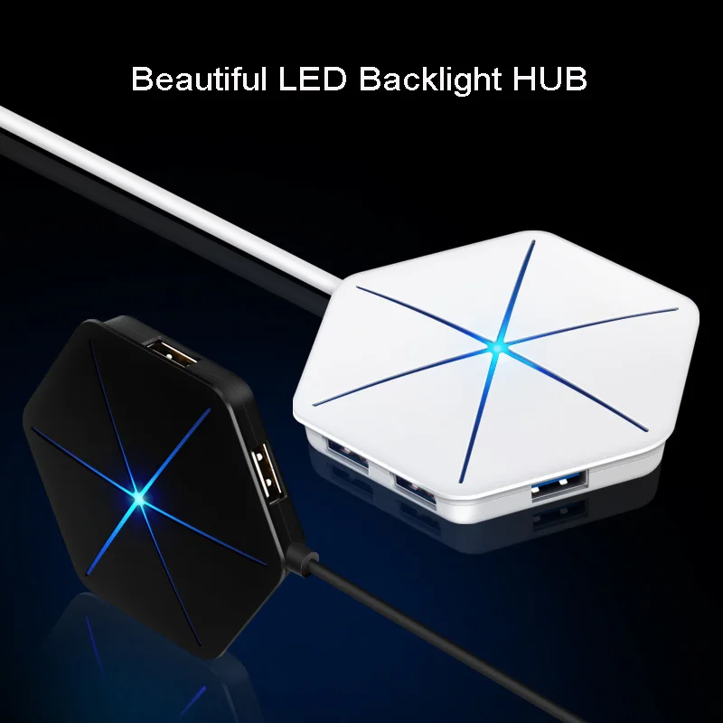 Высокоскоростной концентратор ICE COOREL USB 2 0 3 внешний 6 портовый Usb разветвитель с
