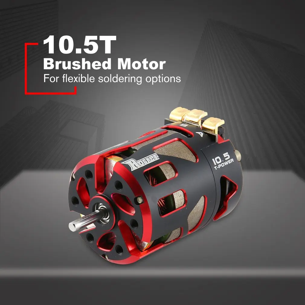 

Rocket 540 10.5T Brushed Motor Sensorless Brushless Motor for 1/10 ON/Off-Road Rock Crawler Climbing Drift Touring RC Car