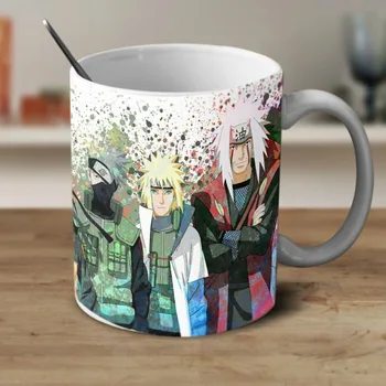

Jiraiya Minato Kakashi Naruto Mug Milk Beer Cups Ceramic Coffee Mugs