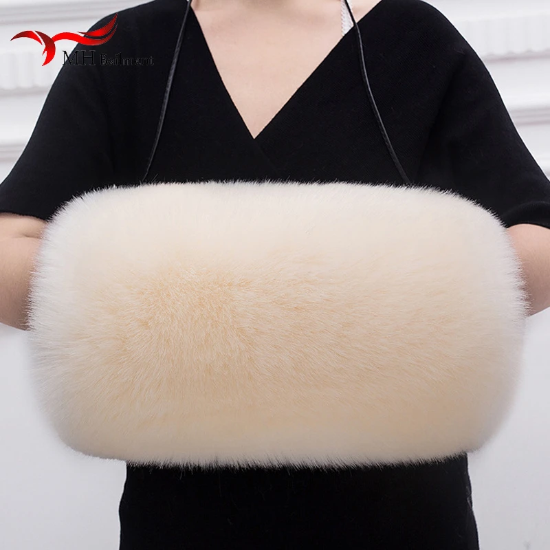  Warm handkerchief winter new thickening imitation fox hair Warm hand treasure artificial fur Warm h