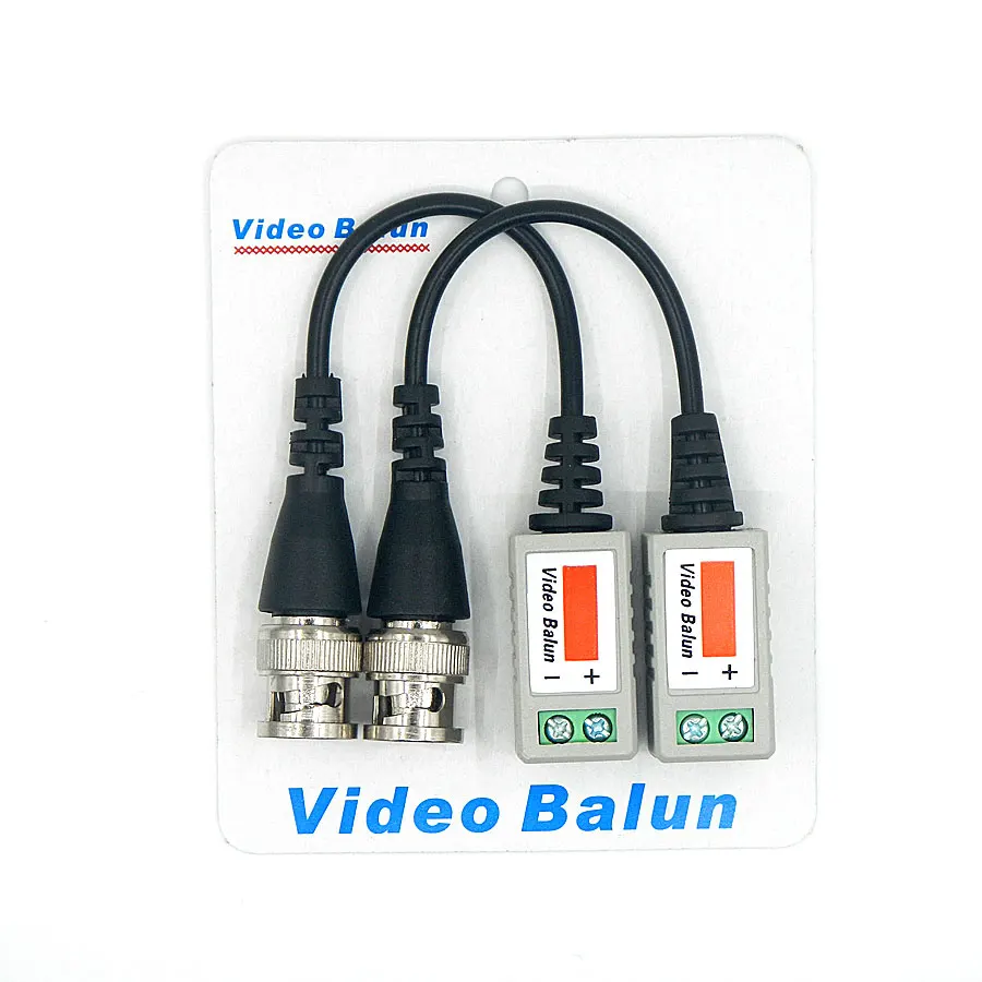 TSCAM аксессуары для камер видеонаблюдения Пассивное Видео устройство BNC соединитель коаксиальный кабель адаптер 2000ft расстояние витой кабель