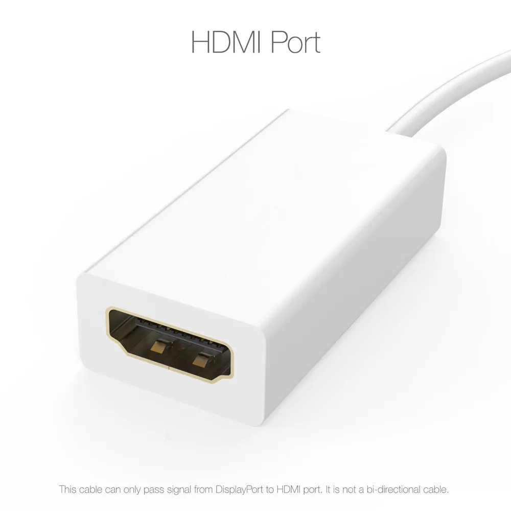 Mini DP к HDMI для Macbook Pro AAdapter Мини Дисплей порты и разъёмы к hdmi-кабель, адаптер Высокое качество конвертер