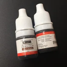 5 Бутылка шоколад Профессиональный вакуум асептических Макияж Micro Пигмент косметический Цвет постоянный Макияж чернила татуировки